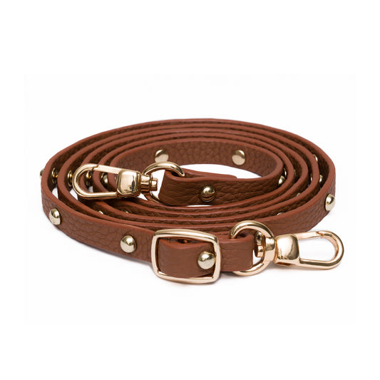 Tan Round Studded Strap