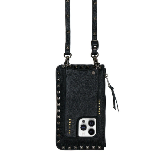 Black & Pewter Pyramid Studded Complete Set