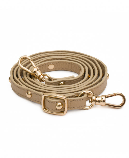 Taupe Round Studded Strap