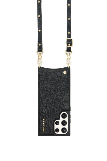 Everyday Samsung Black and Round Gold Studs