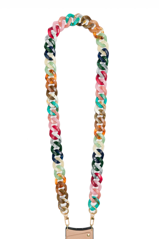 Maisy Multi-Coloured Resin Strap