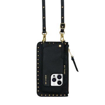 Black Round Studded Complete Set