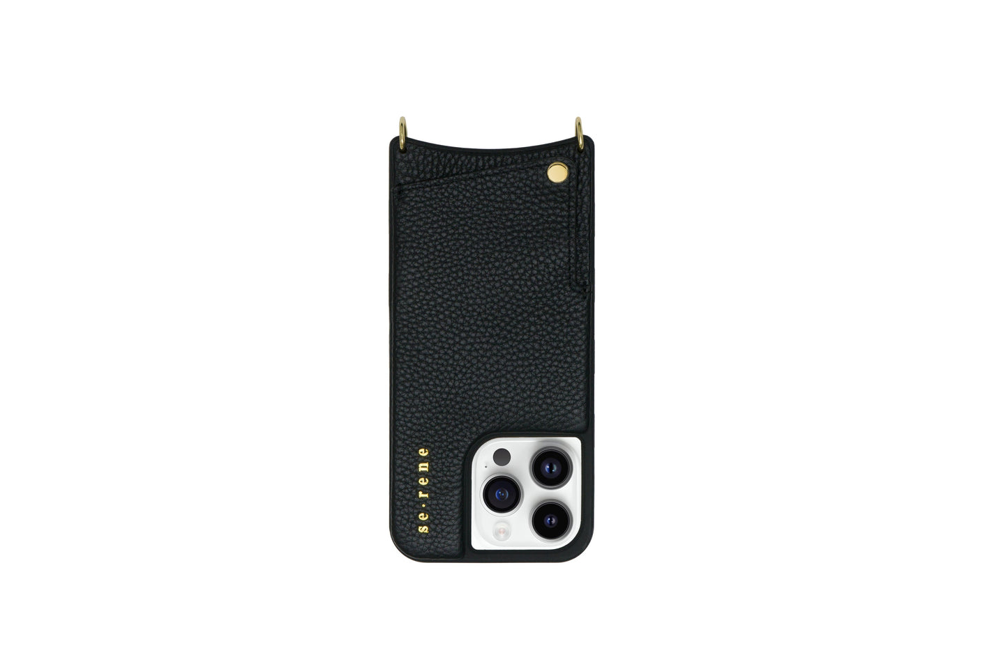 Everyday Black with Gold Flat Studs