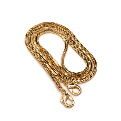 Everyday African Leopard Print Cover & Gold Snake Chain Strap