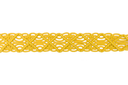 Yellow Macrame Strap