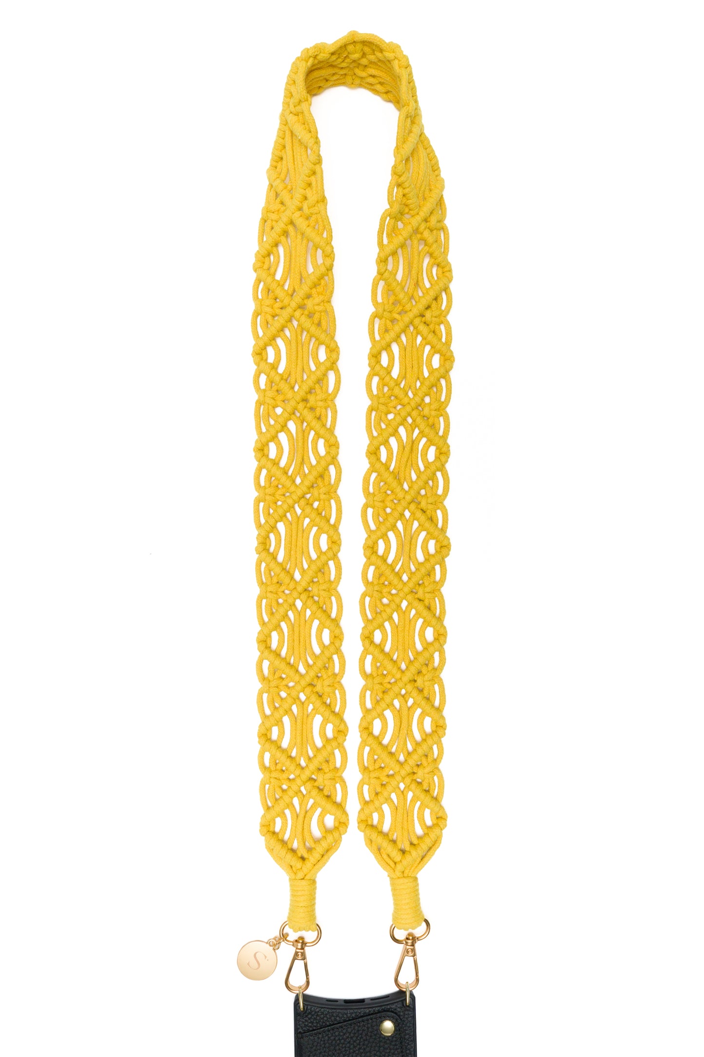 Yellow Macrame Strap
