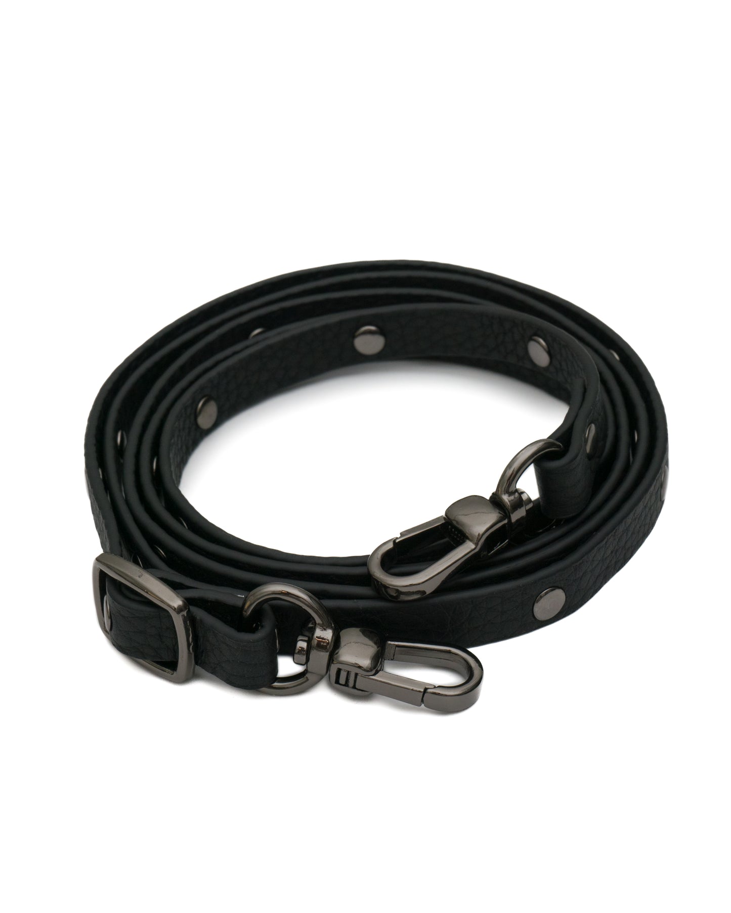 Black with Pewter Flat Studs