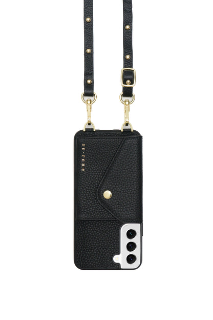 Everyday Samsung Black and Round Gold Studs