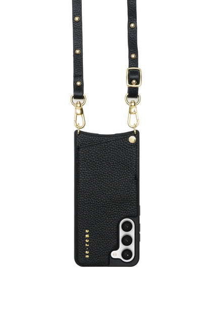 Everyday Samsung Black and Round Gold Studs
