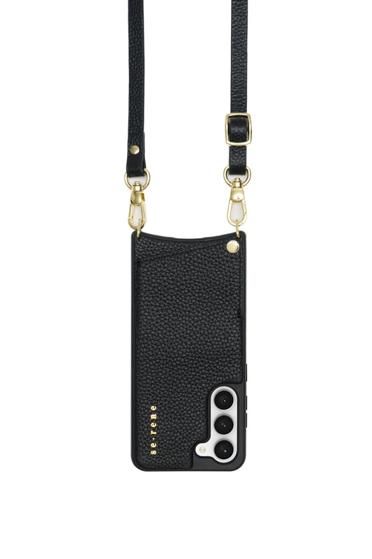 Everyday Samsung Black and Pyramid Gold Studs