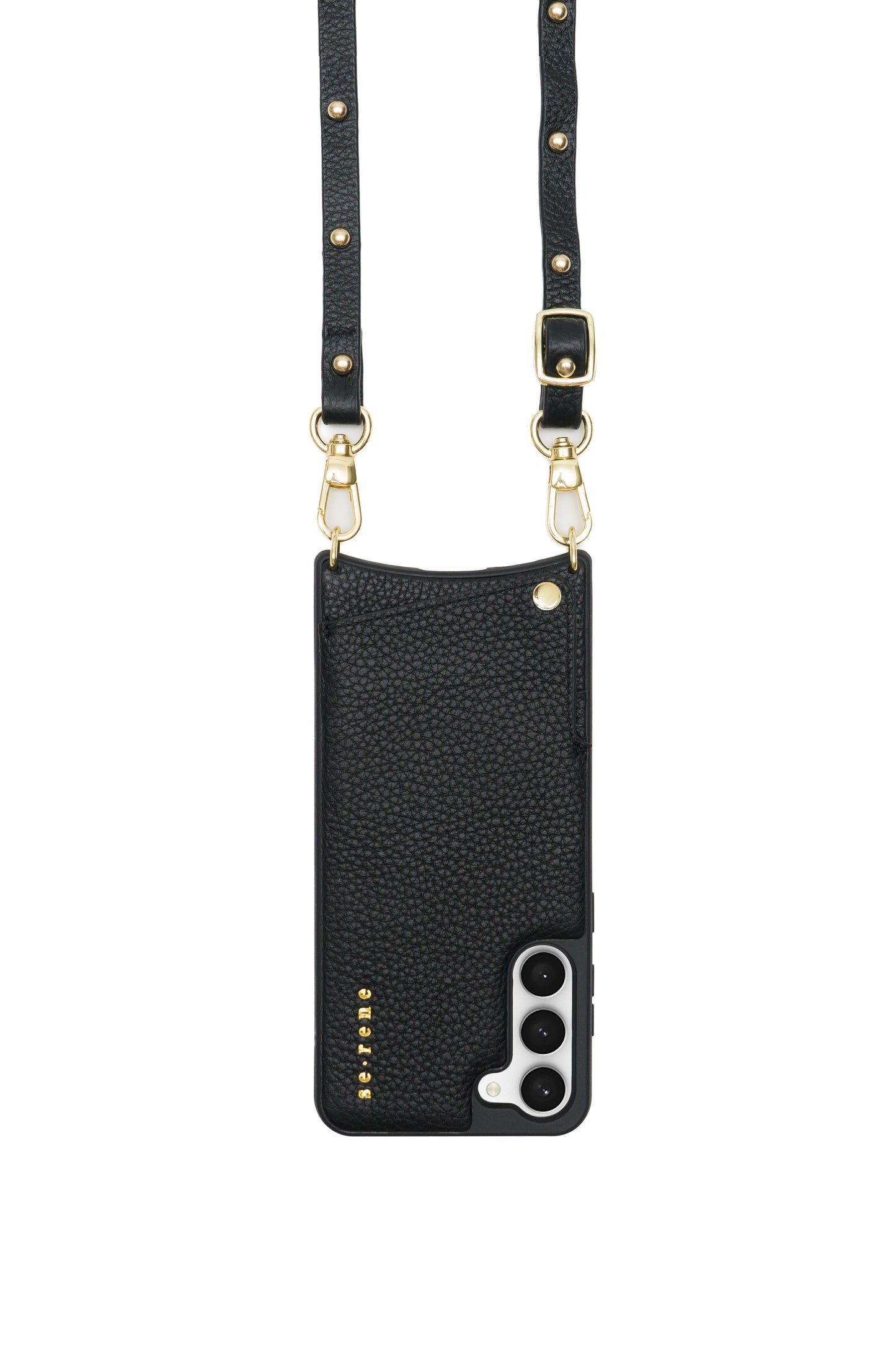 Everyday Samsung Black and Round Gold Studs