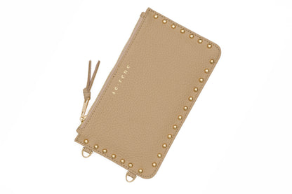 Taupe Complete Set with Gold Round Studs