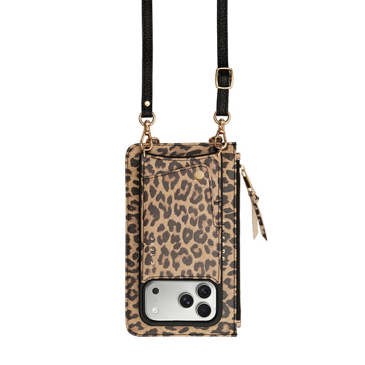Leather iPhone Complete Set | Javan Leopard with Plain Strap