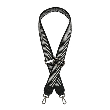 Black & White Tribal Woven Strap
