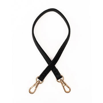 Black Leather Wristlet Strap