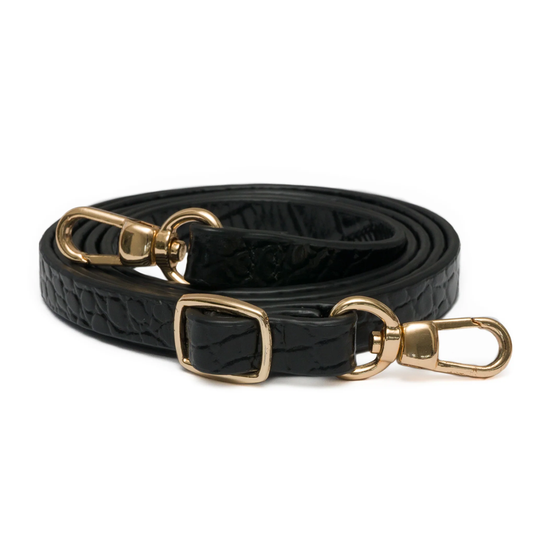 Black Croc Strap