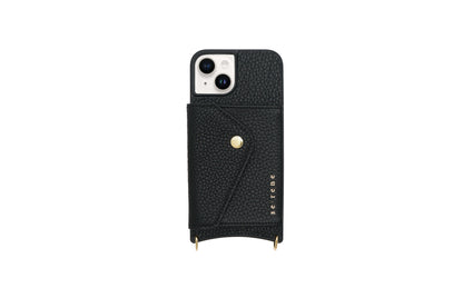Black with Gold Flat Studs