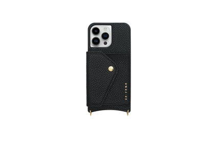 Black / Gold Phone Cover / Envelope Wallet