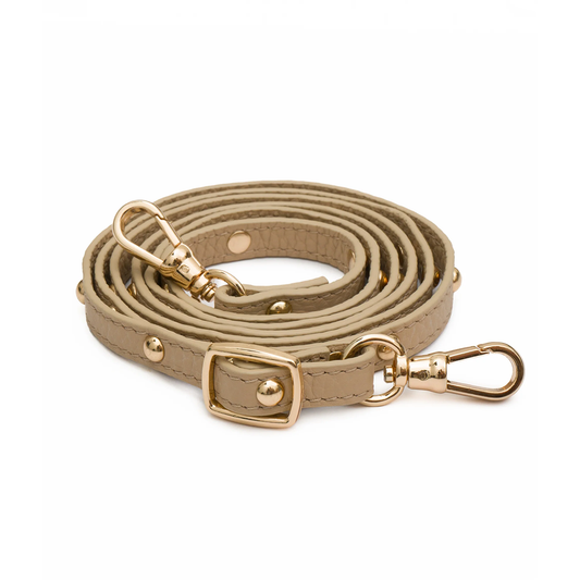 Taupe Round Studded Strap