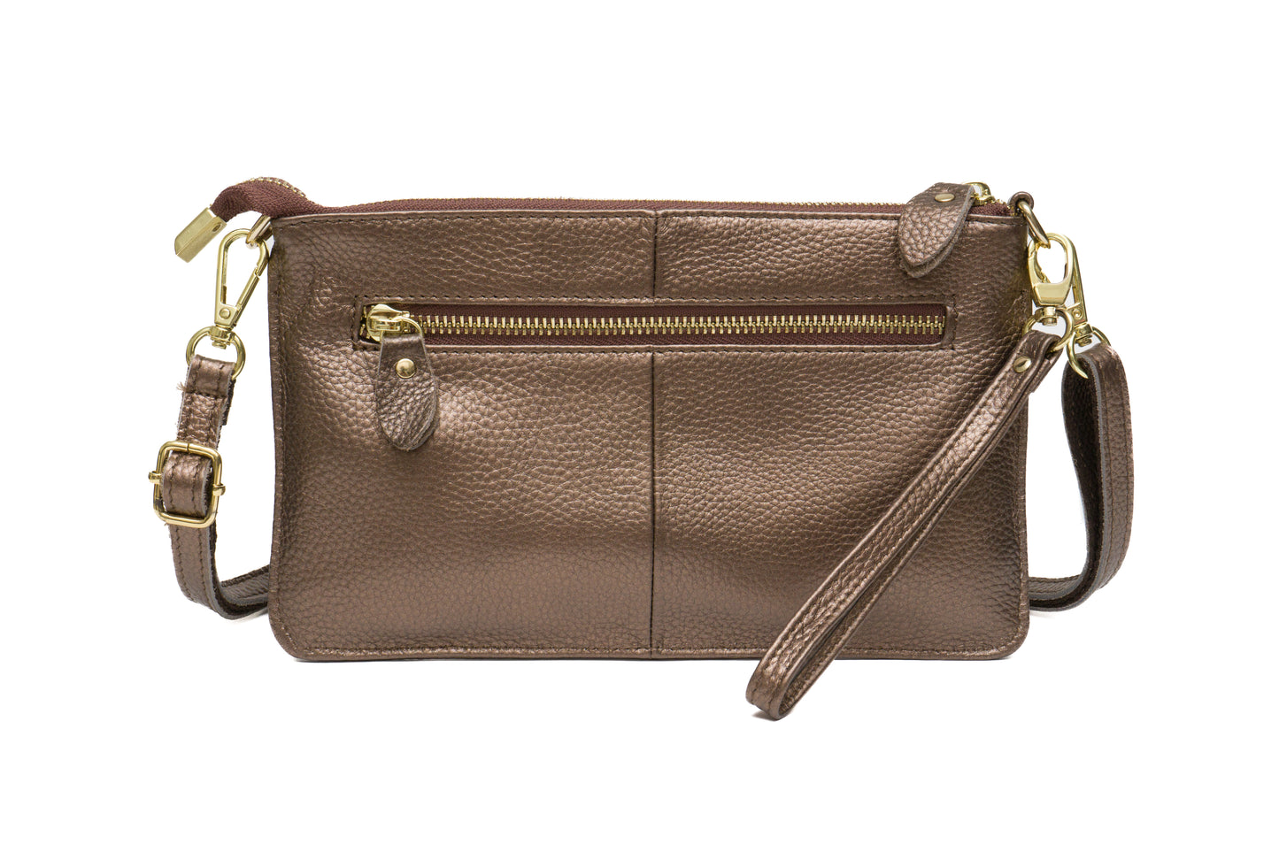 Se-rene Clutch Bag - Bronze