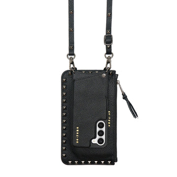 Black & Pewter Pyramid Studded Complete Set