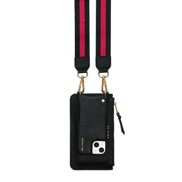 Black Complete Set & Striped Strap