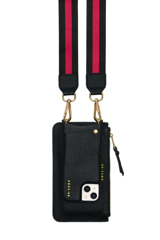 Classic Black and Gold with Red & Black Strap