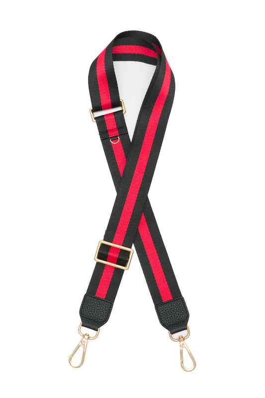 Black & Red Stripe Strap